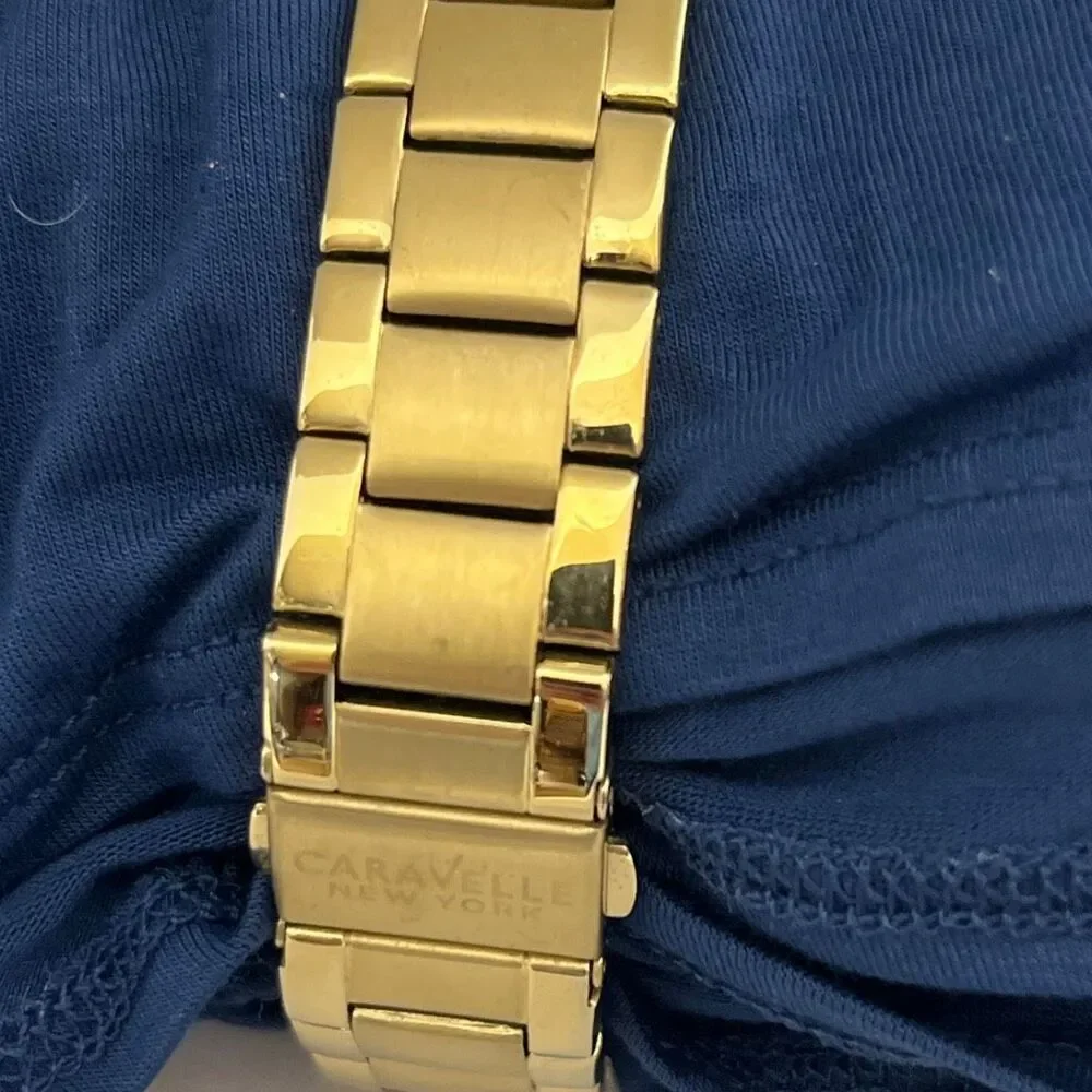 Caravelle New York by Bulova Women's Gold-Tone Water Resistant‎ Wristwatch